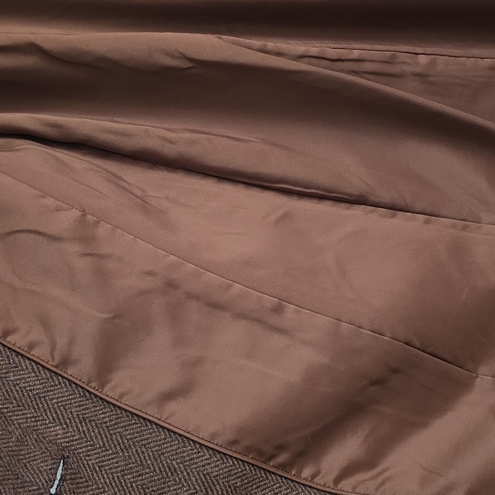 Pendleton Brown Herringbone Pea Coat - image 7